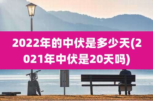 2022年的中伏是多少天(2021年中伏是20天吗)
