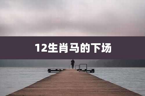 12生肖马的下场