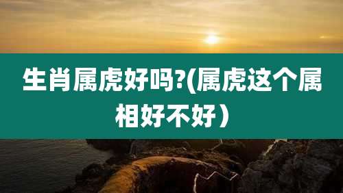 生肖属虎好吗?(属虎这个属相好不好)