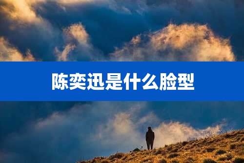 陈奕迅是什么脸型