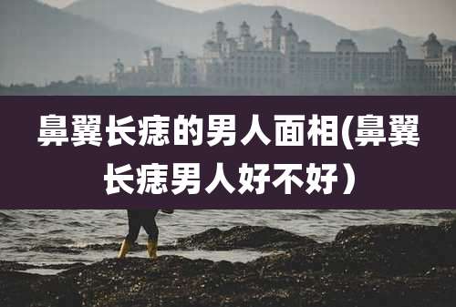 鼻翼长痣的男人面相(鼻翼长痣男人好不好)