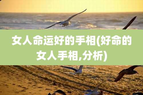 女人命运好的手相(好命的女人手相,分析)