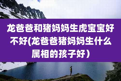 龙爸爸和猪妈妈生虎宝宝好不好(龙爸爸猪妈妈生什么属相的孩子好)