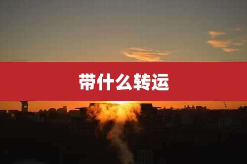 带什么转运