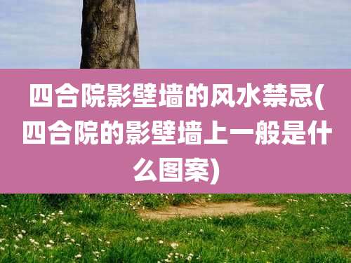 四合院影壁墙的风水禁忌(四合院的影壁墙上一般是什么图案)