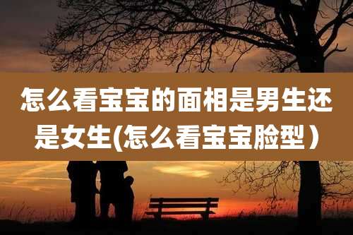 怎么看宝宝的面相是男生还是女生(怎么看宝宝脸型)