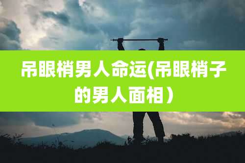吊眼梢男人命运(吊眼梢子的男人面相)