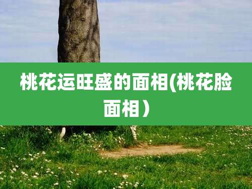 桃花运旺盛的面相(桃花脸面相)