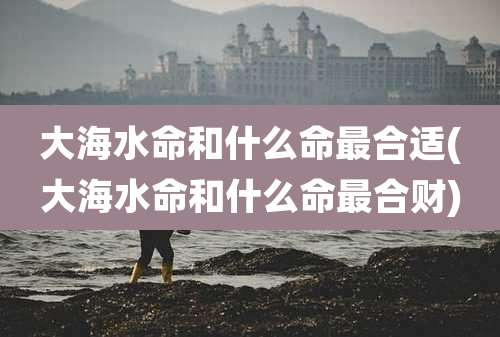 大海水命和什么命最合适(大海水命和什么命最合财)