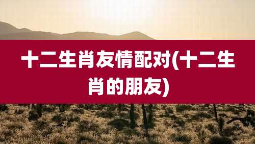 十二生肖友情配对(十二生肖的朋友)