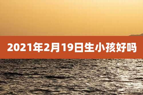 2021年2月19日生小孩好吗