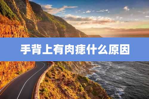 手背上有肉痣什么原因