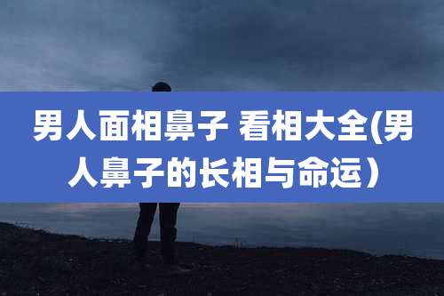 男人面相鼻子 看相大全(男人鼻子的长相与命运）