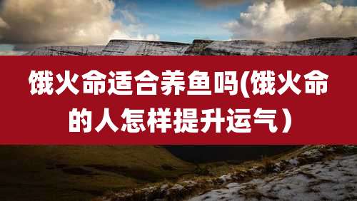 饿火命适合养鱼吗(饿火命的人怎样提升运气)