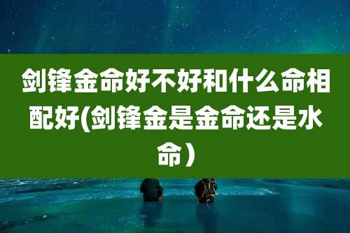 剑锋金命好不好和什么命相配好(剑锋金是金命还是水命）