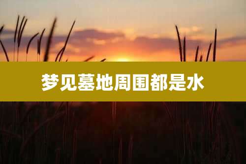 梦见墓地周围都是水