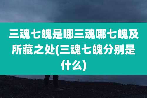 三魂七魄是哪三魂哪七魄及所藏之处(三魂七魄分别是什么)