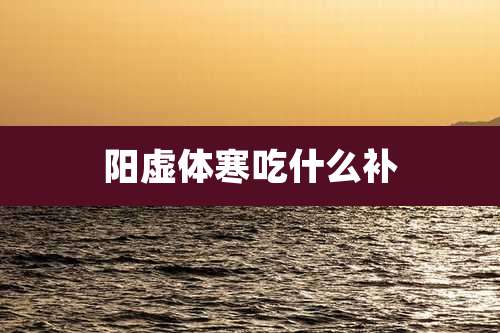 阳虚体寒吃什么补