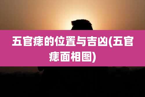 五官痣的位置与吉凶(五官痣面相图)