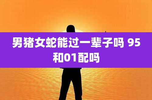 男猪女蛇能过一辈子吗 95和01配吗