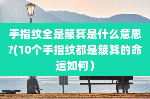 手指纹全是簸箕是什么意思?(10个手指纹都是簸箕的命运如何)
