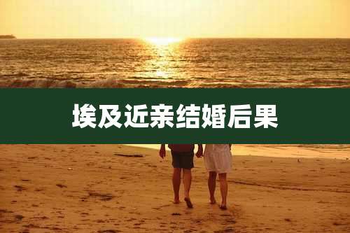 埃及近亲结婚后果