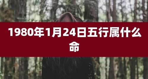 1980年1月24日五行属什么命
