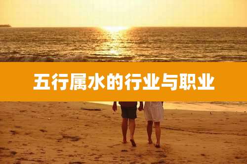 五行属水的行业与职业