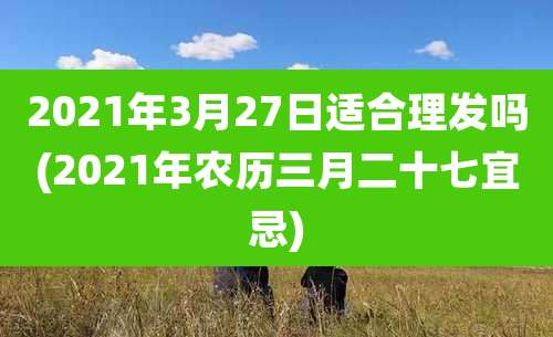2021年3月27日适合理发吗(2021年农历三月二十七宜忌)