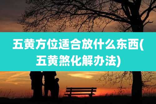 五黄方位适合放什么东西(五黄煞化解办法)