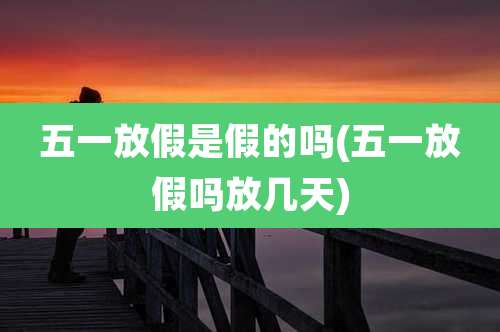 五一放假是假的吗(五一放假吗放几天)
