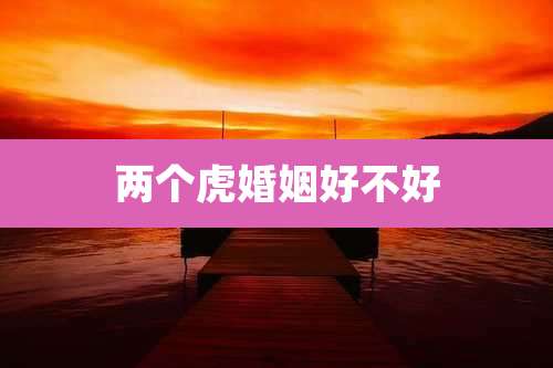 两个虎婚姻好不好