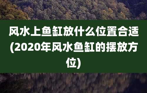 风水上鱼缸放什么位置合适(2020年风水鱼缸的摆放方位)