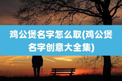 鸡公煲名字怎么取(鸡公煲名字创意大全集)