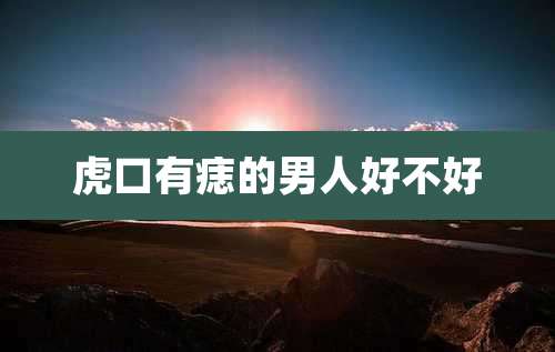 虎口有痣的男人好不好