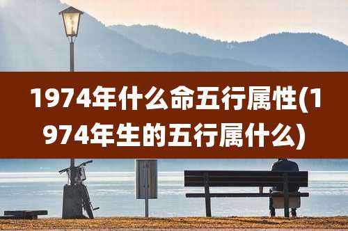 1974年什么命五行属性(1974年生的五行属什么)