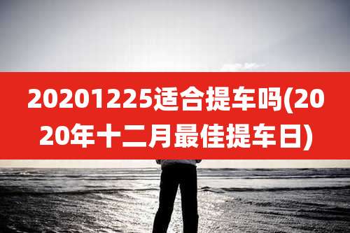 20201225适合提车吗(2020年十二月最佳提车日)
