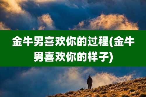 金牛男喜欢你的过程(金牛男喜欢你的样子)