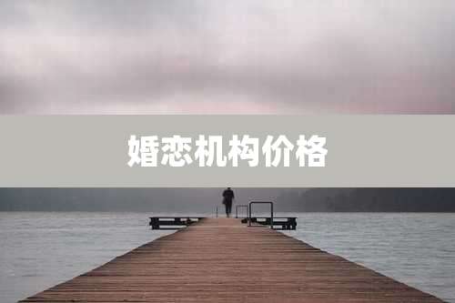 婚恋机构价格
