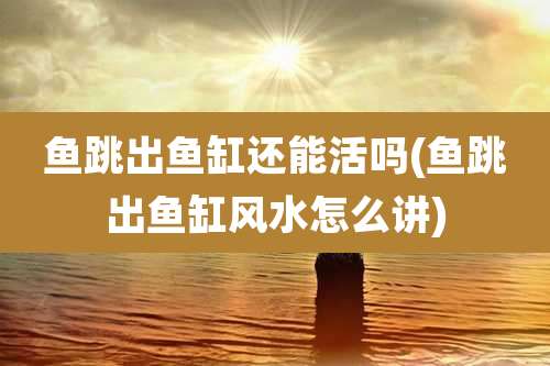 鱼跳出鱼缸还能活吗(鱼跳出鱼缸风水怎么讲)