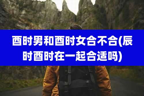 酉时男和酉时女合不合(辰时酉时在一起合适吗)