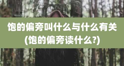 饱的偏旁叫什么与什么有关(饱的偏旁读什么?)