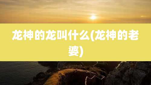 龙神的龙叫什么(龙神的老婆)