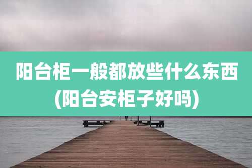 阳台柜一般都放些什么东西(阳台安柜子好吗)