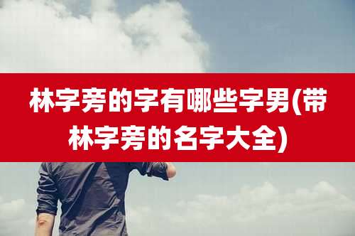 林字旁的字有哪些字男(带林字旁的名字大全)
