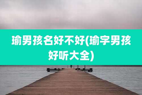 瑜男孩名好不好(瑜字男孩好听大全)