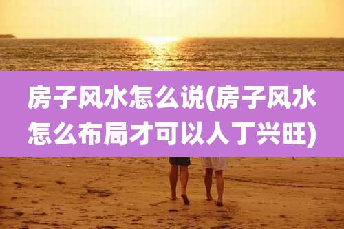 房子风水怎么说(房子风水怎么布局才可以人丁兴旺)