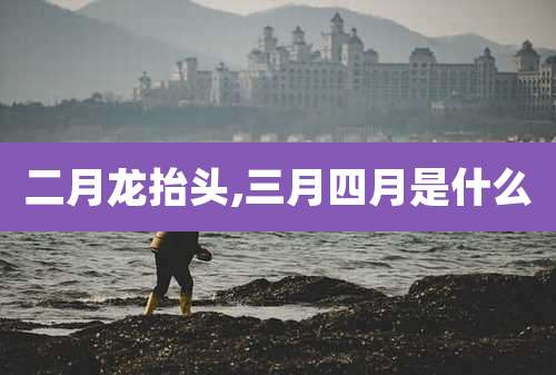 二月龙抬头,三月四月是什么