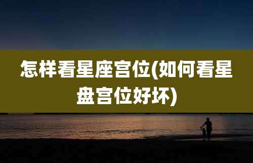 怎样看星座宫位(如何看星盘宫位好坏)