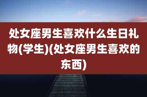 处女座男生喜欢什么生日礼物(学生)(处女座男生喜欢的东西)